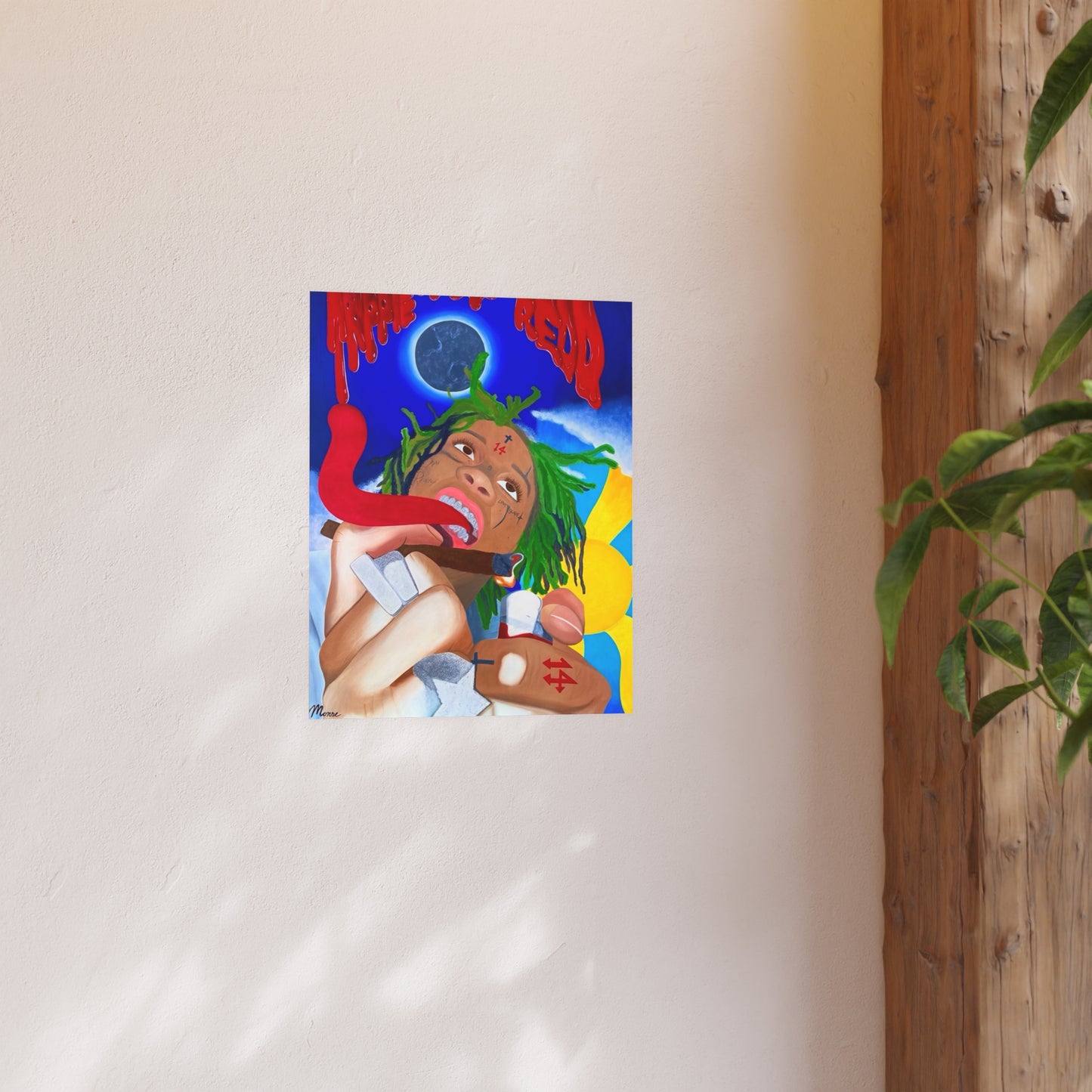 Trippie Redd Painting Poster – 16 x 20 Satin Poster