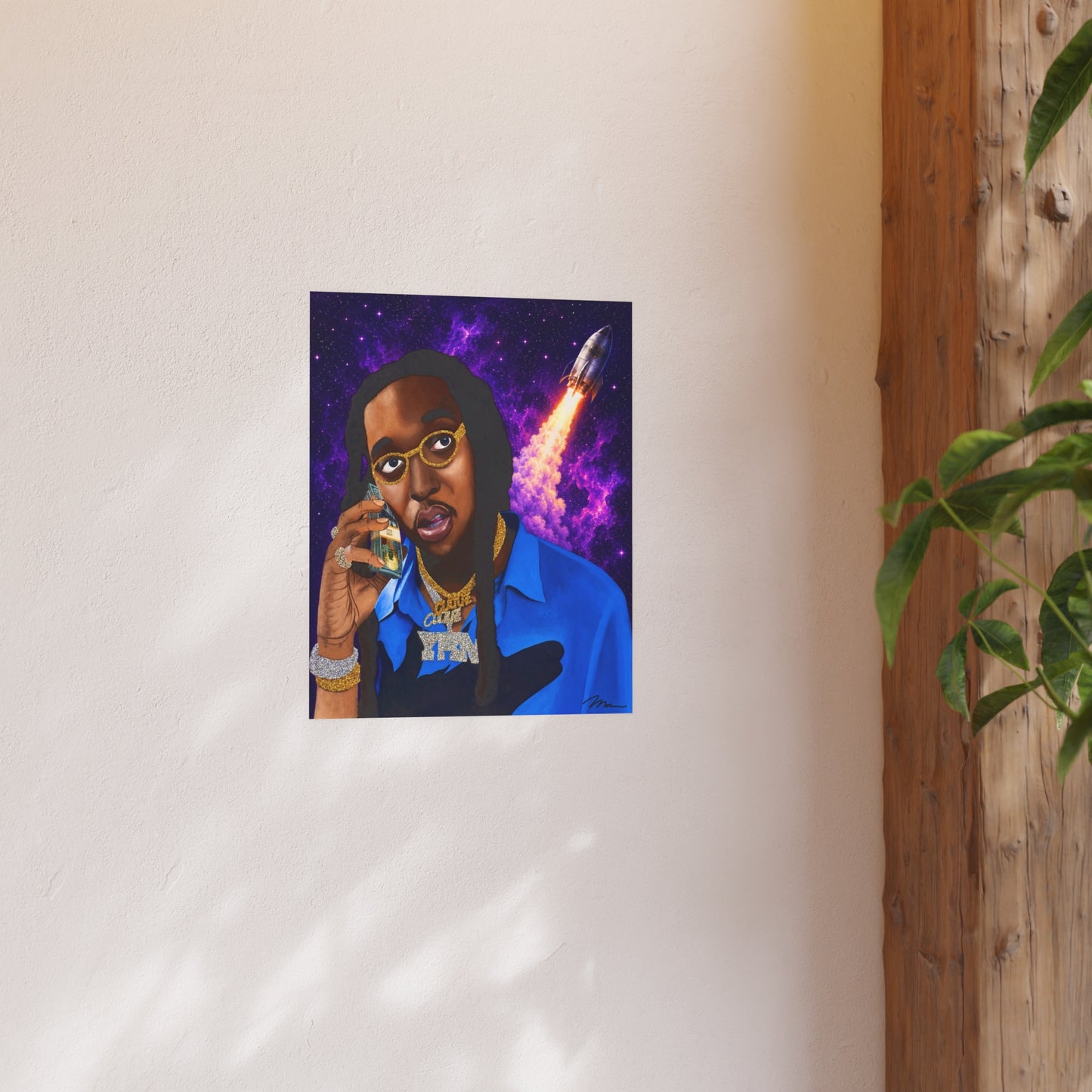 Takeoff Painting Poster – 16 x 20 Satin Poster