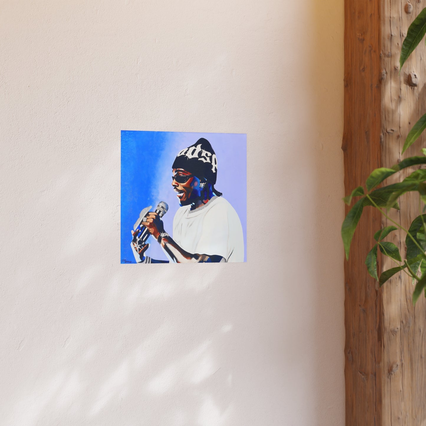 Gunna Painting Poster – 16 × 16 Satin Poster