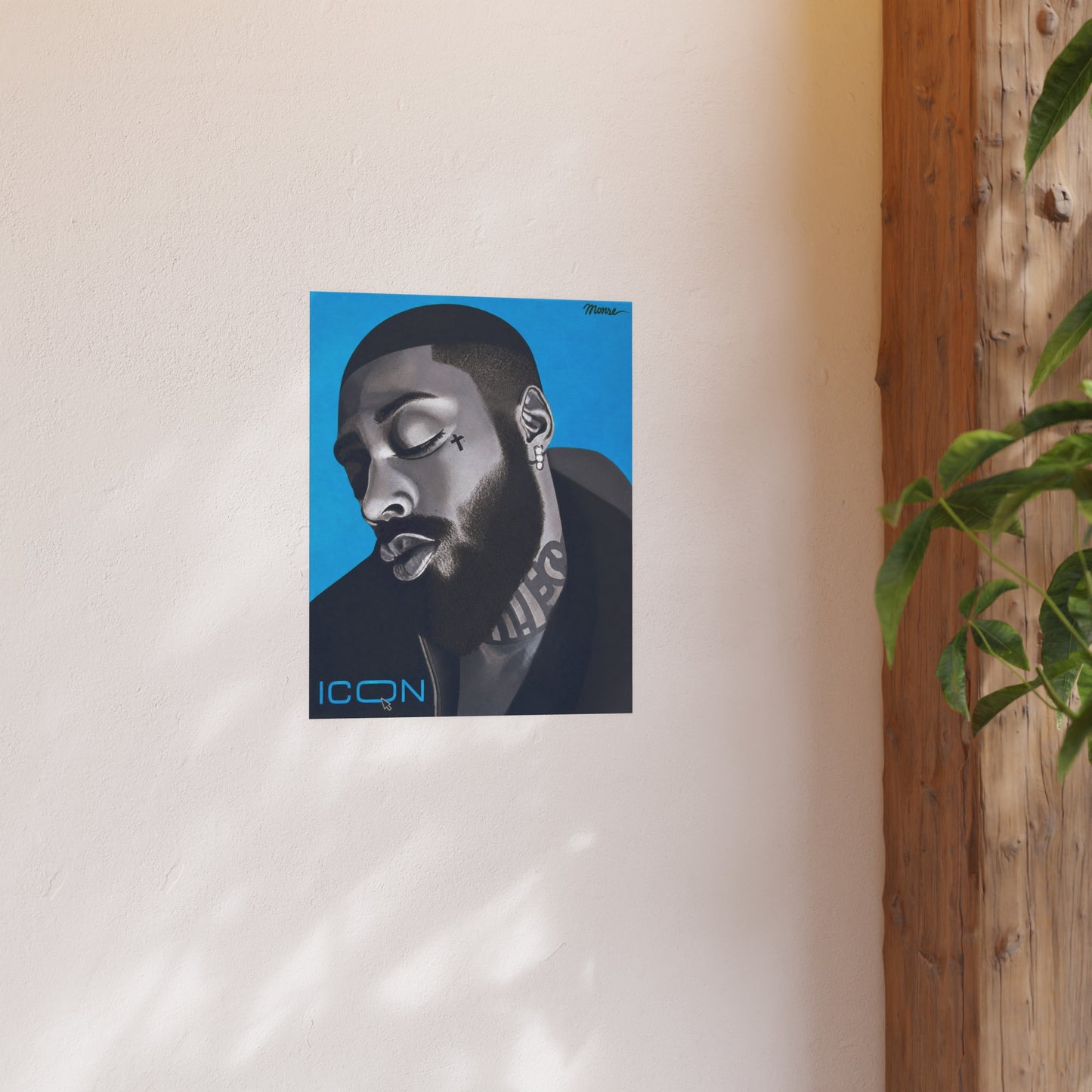Brent Faiyaz Painting Poster – 16 x 20 Satin Poster