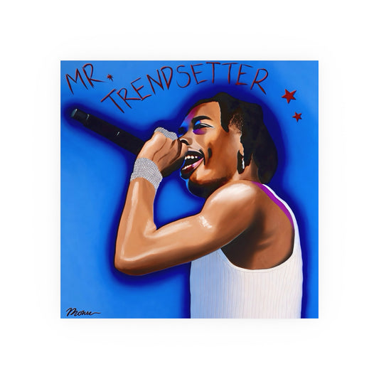 Lil Baby Painting Poster – 16 x 16 Satin Poster