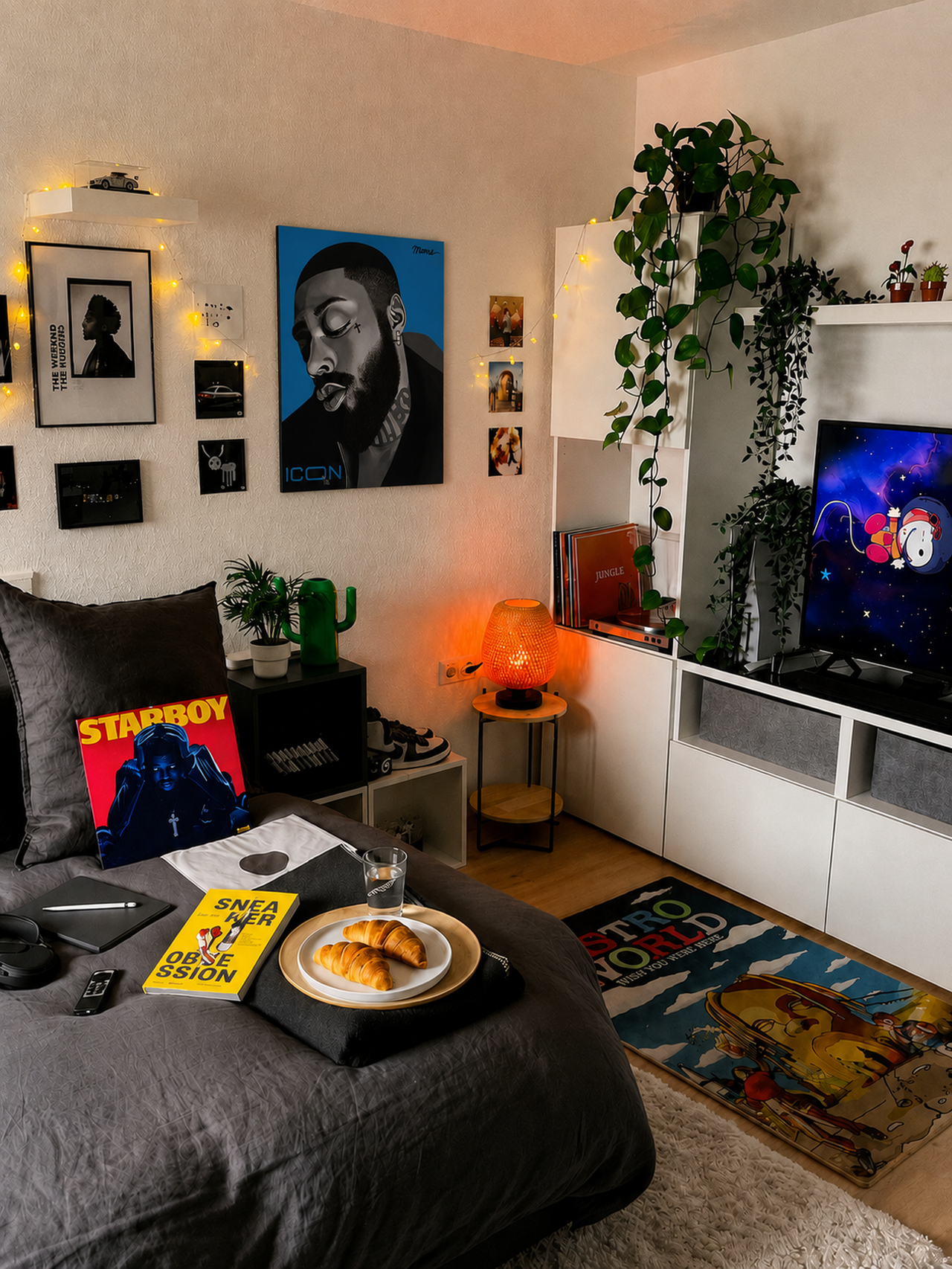 Brent Faiyaz Painting Poster – 16 x 20 Satin Poster