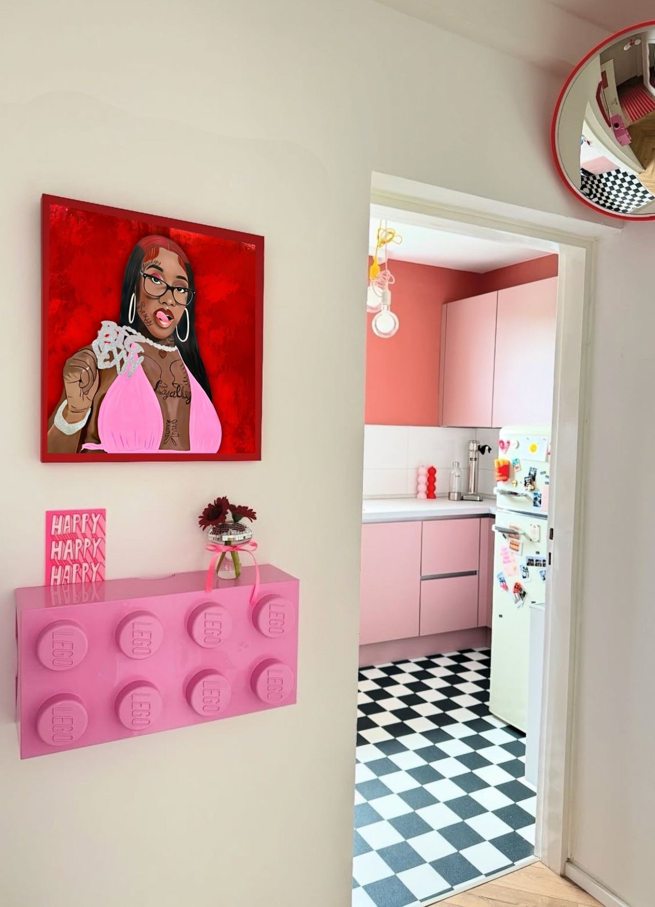 Sexyy Red Painting Poster – 16 x 16 Satin Poster
