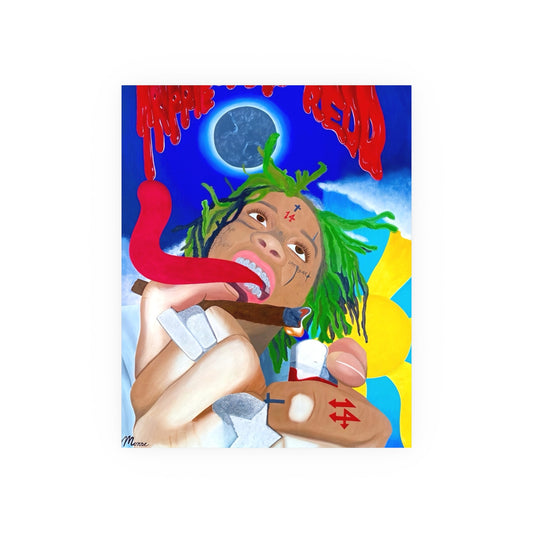 Trippie Redd Painting Poster – 16 x 20 Satin Poster