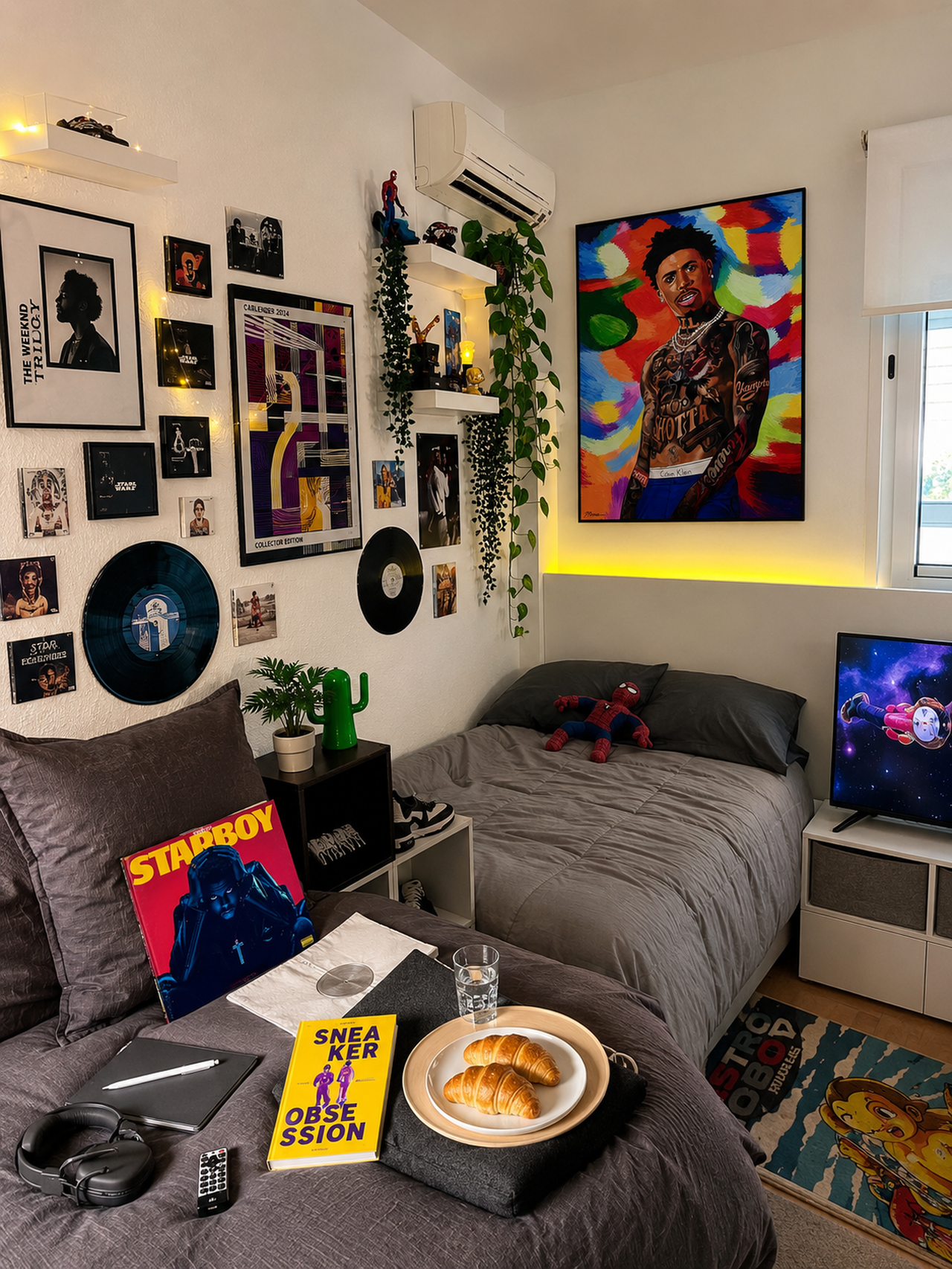 NLE Choppa Painting Poster  – 16 x 20 Satin Poster