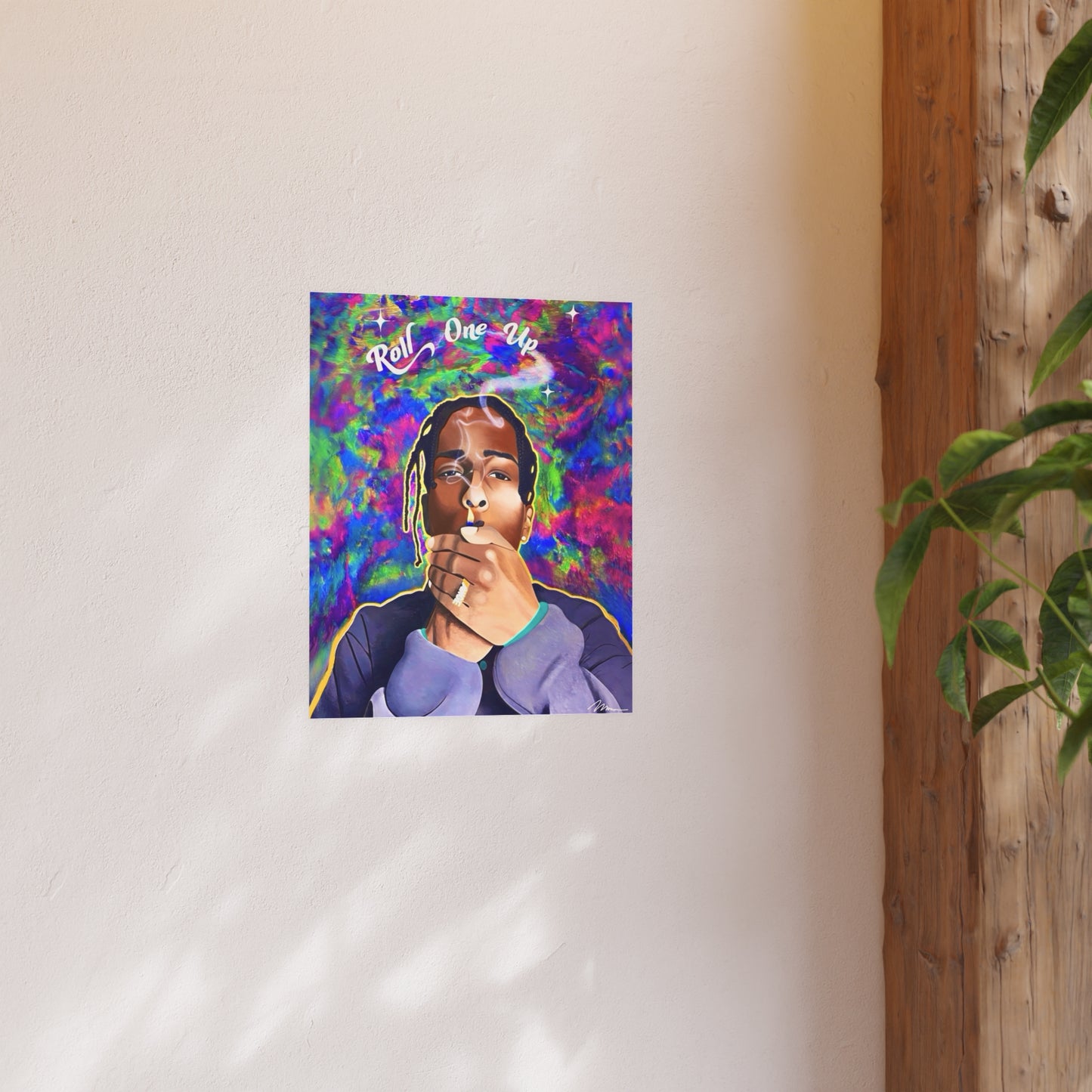 A$AP Rocky Painting Poster – 16 x 20 Satin Poster